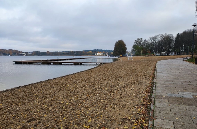 {Zakończył się remont mola nad największym olsztyńskim jeziorem.}